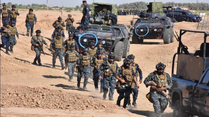 طيران الجيش يتدخل لإنهاء الاشتباكات في عمق جزيرة الحضر بين القوات الأمنية وداعش 